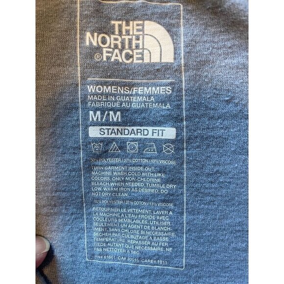 The North Face Womens Full Zip Hoodie Size M Blue Lightweight Standard Fit - Picture 8 of 11